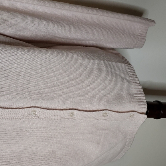 NEW Benedetta B. Merino Wool Cashmere Sweater Button Back Cardigan Luxury Comfy - Picture 6 of 16